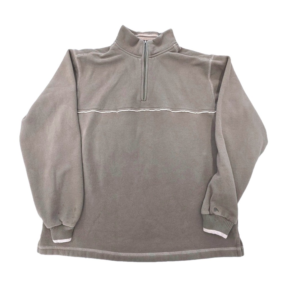 Arrow Men's Fleece  1/4 Zip Pullover  Sweater  SIZE L  Olive‎